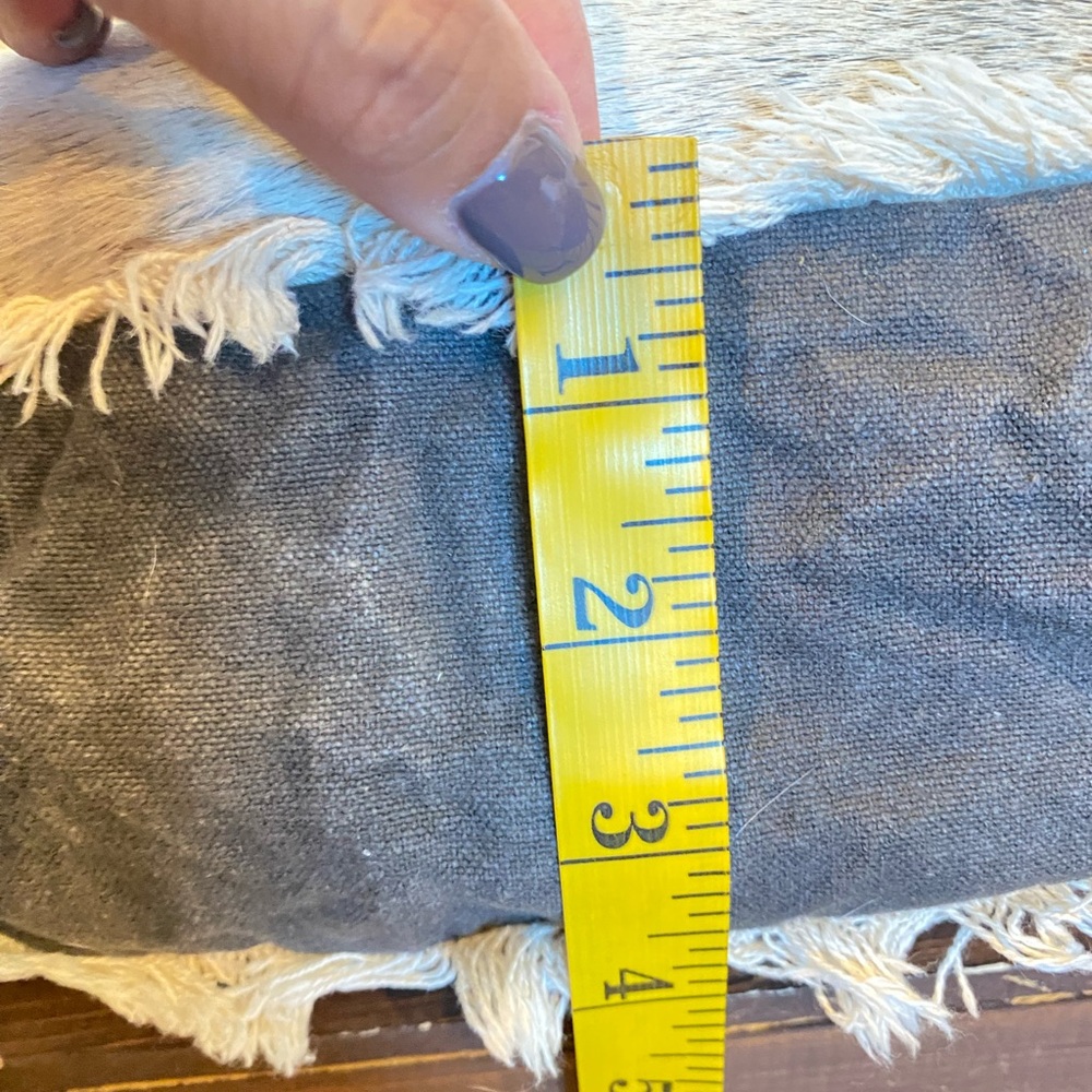 Myra Handbag Canvas, Cotton Patterned With Hide Fabric - Picture 15 of 16